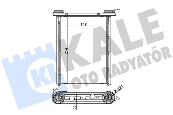 Kalorifer Radyatörü Mgn Iıı-Fluence 213X148X22