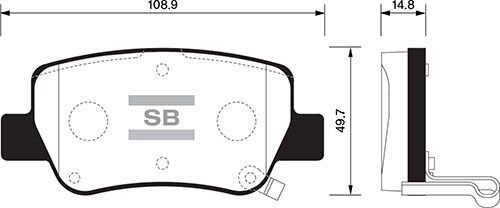 ARKA FREN BALATA TOYOTA AVENSIS 1.6L 1ZRFAE ZRT270 benzinli 09- / 2.0L 1AZFSE AZT270 benzinli 09- / 2.0L 1CDFTV ADT270 dizel 09-