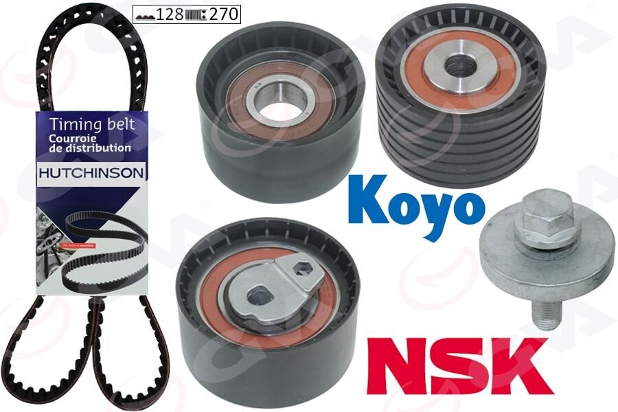 EKSANTRİK GERGİ KİTİ 128x270 LAGUNA 98-01 -MEGANE 99 -SCENIC 00-03 -ESPACE III 1.8-2.0 16V K025507XS