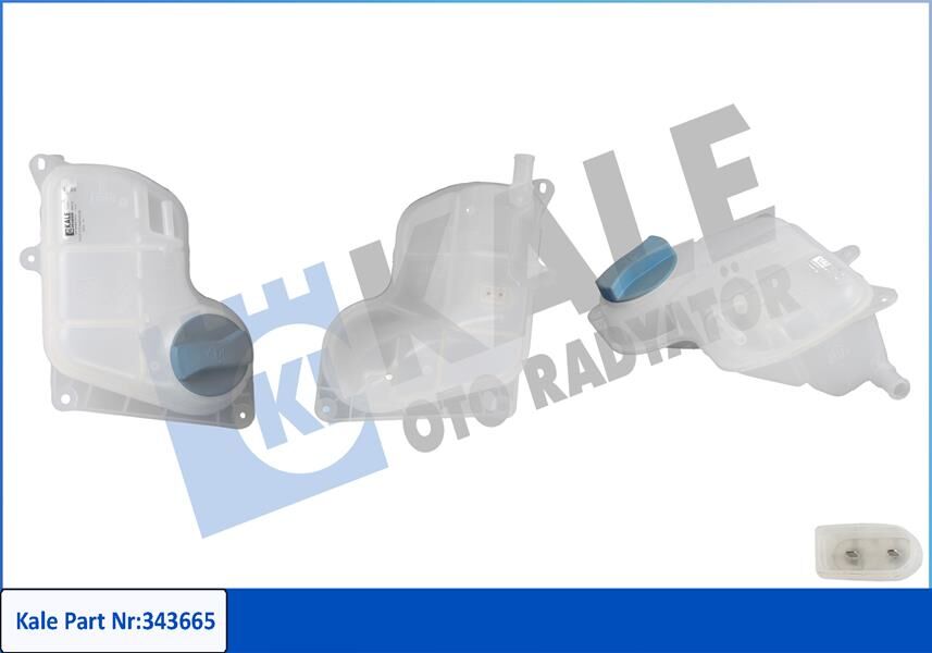 Genlesme Kavanozu Kapaklı Audı A4-A6 97-04 -Passat 00-05 -Superb Radyatör Ek Su Deposu
