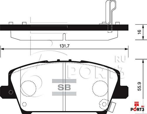 ÖN FREN BALATA HONDA CIVIC 1.8L R18A VTEC FK2 Hatchback 06- / 1.4L L13Z1 FK1 sport 09-