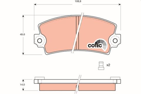 Ön Balata Fişli R12 C15 Vısa 82-91