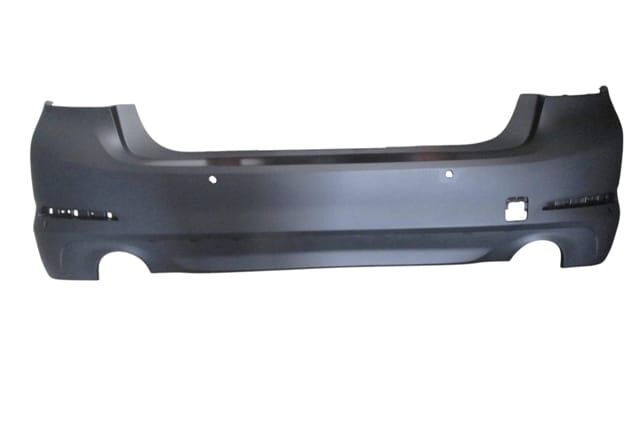 Bmw 5 Serı- G30- 17/20; Arka Tampon Gri (4 Sensör Delikli/nikelaj Çıta Delikli) (tyg) - 51127475599