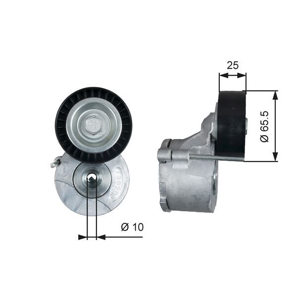Alternatör Gergi Rulmanı Kütüklü Doblo-Fıorıno-Lınea-Nemo-Bıpper-Combo 1.3 Dmultijet 10