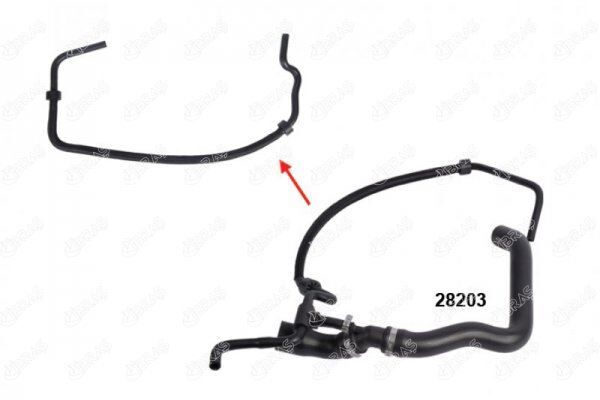28203 RADYATÖR ÜST HORTUMUNUN -- İNCE UZUN HORTUMU -- VW LT35-VOLT 2.5 N171