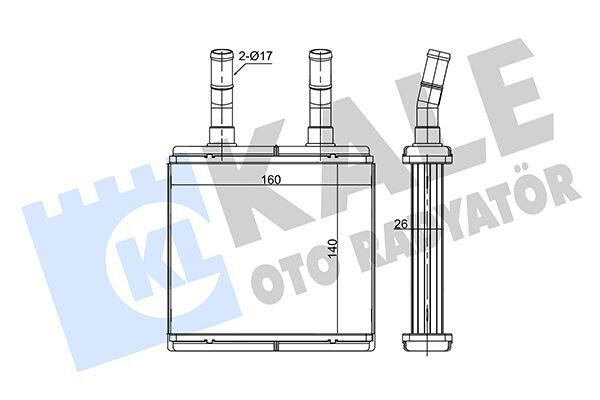 Kalorifer Radyatörü Hyundaı Atos 1.0L G4Hc 98-03 - Aleminyum
