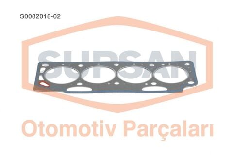 SİLİNDİR KAPAK CONTASI R19-CLIO-MEGANE 1.9D F8Q 2 ÇENTİK 1.65MM
