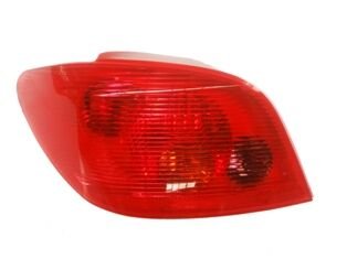 6350.P3 - Peugeot 307- 01/05; Stop Lambası Sol Kırmızı/Ledsiz (Pleksan)