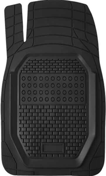 Knk Paspas Hasırlı Plus Kulaklı Paspas Kromsuz Siyah Ön : 73Cmx51Cm Arka: 48Cmx50Cm