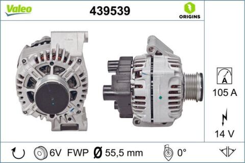 Alternatör Fıat Linea-Doblo-Fıorıno 1.3 Multijet-Opel Astra H 1.3 105 Amper
