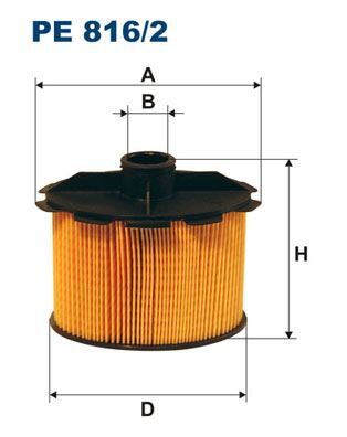 Yakıt Filtresi Partner-P206-P306 Berlıngo-Jumpy- Xsara-Scudo-Corolla 00-02 1.9D 98- Dw8