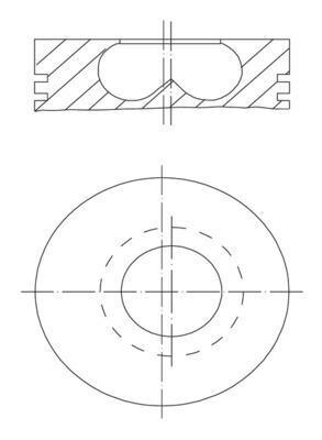 PISTON SEGMAN STD 84mm BMW B37 B47 F10 F20 F30 F40 G20 G30 G22 F32 F34 F36 G32 G11 F48 F15 MINI F54 F55 F56 F57 F60
