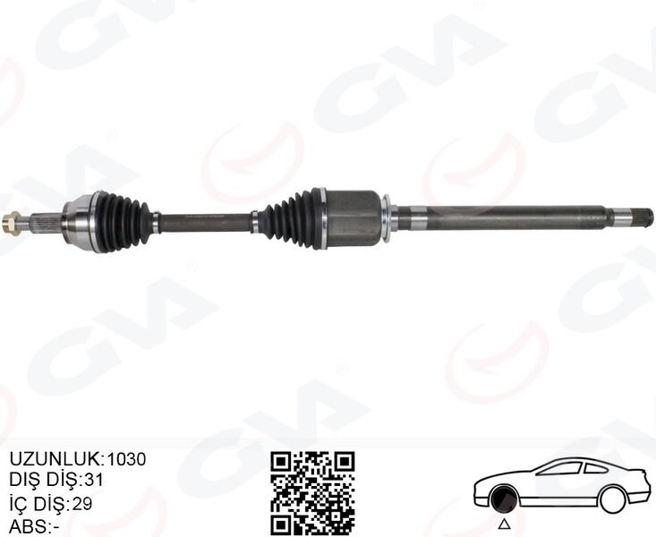 KOMPLE AKS ÖN SAĞ DISCOVERY 5 L462 R.R 4 L405 R.R SPORT 2 L494 1030MM