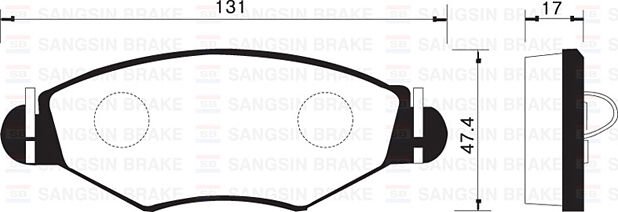 ÖN FREN BALATASI PEUGEOT P206 1.4 1.6 09/98 P306 1.4 1.6 5/93