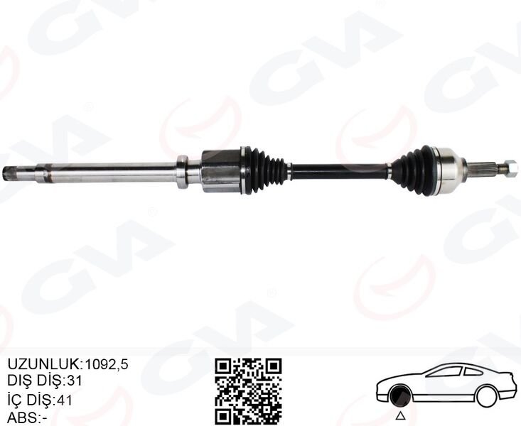 ON AKS KOMPLE SAĞ TOURNEO CUSTOM 2.2 TDCİ-2.0TDCİ 155HP UZUN ŞASE 12 KK213B436BA