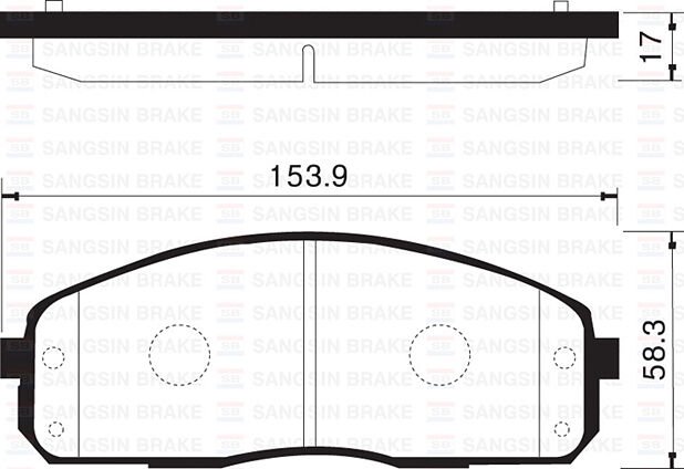 ÖN FREN BALATA HYUNDAI H100 2.5L KAMYONET 04- / KIA K2500 D4CB KAMYONET 12- / K2900 08-