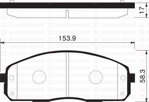 ÖN FREN BALATA HYUNDAI H100 2.5L KAMYONET 04- / KIA K2500 D4CB KAMYONET 12- / K2900 08-