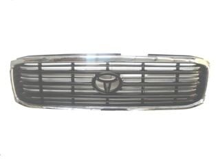 53111-60340 - Toyota Landcruıser- Vx 100- 98/02; Ön Panjur Siyah (Nikelaj Çerçeveli) (Tyg)
