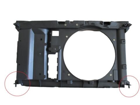 7104.L2 - Peugeot 307- 01/05; Ön Panel Komple Plastik (Klimalı Benzinli/Dizel Tip) (İntercooler Sız Tip) (Tw)