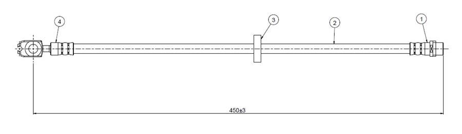 ÖN FREN HORTUMU A3 ALL MODELS 96