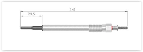 Kızdırma Buji Volvo C30D C70D S40 S60 24D S80 2.4D D3 D5 V50 V60 Xc90 Xc60 Xc70 İx55 3.0Crdı