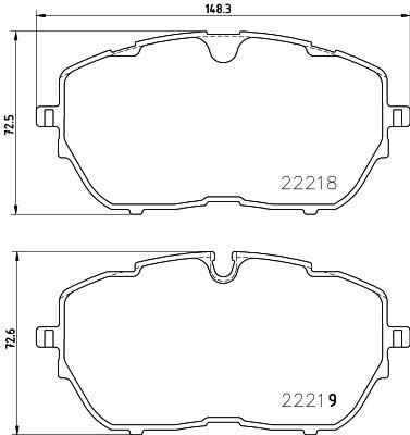 ÖN FREN BALATASI 330 mm ASTRA L 21 GRANDLAND 17 C5 AIRCROSS 18 308 14 3008 19 508 18 DS4 21 DS7 19 DS9 20