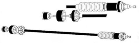 DEBRİYAJ TELİ PARTNER-BERLINGO DW8B 03-08 x