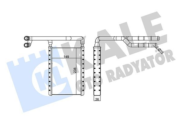 Kalorifer Radyatoru Brazıng Ford Tourneo Custom V362 12 Transıt V362 14