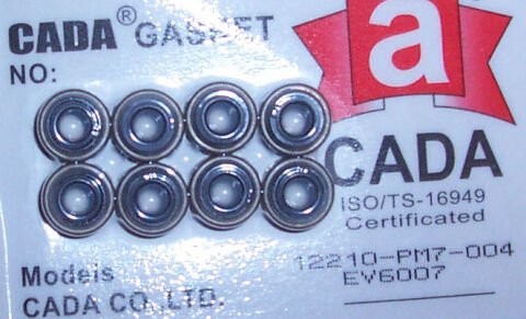 12210-Pm7-004 - Honda Integra- 90/94; Supap Lastiği (Set 8Adet) (Cav6007)(B18A/D16A1/B20B) 1.6/1.8Cc (Cada)