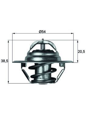 TERMOSTAT OPEL ASCONA B 81 . 86 . 87 . 88 87C