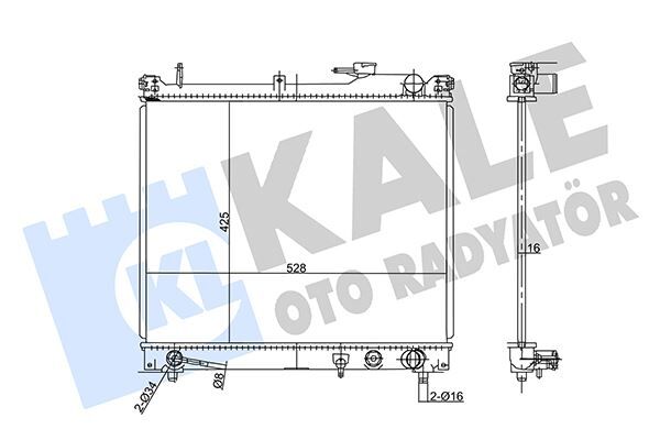 Radyatör Suzukı Grand Vıtara I At Al/Pl/Brz 16 Mm