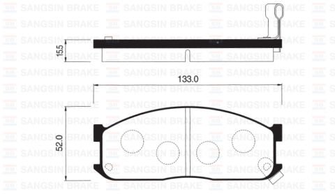 ÖN FREN BALATA MAZDA E2200 2.2L R2 RF 91- / KIA BESTA 2.2L R2 92-98 / BONGO 2.7L J2 SD 97-04