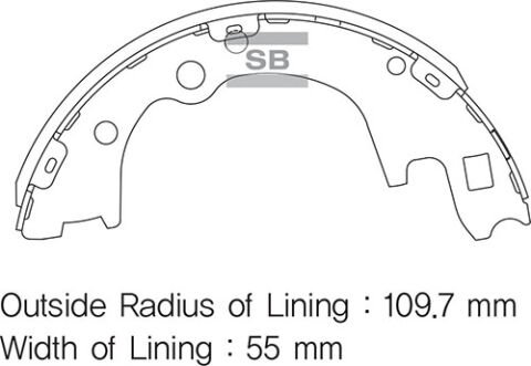 ARKA KAMPANA PABUÇ BALATA HYUNDAI H100 2.5L Kamyonet 04-