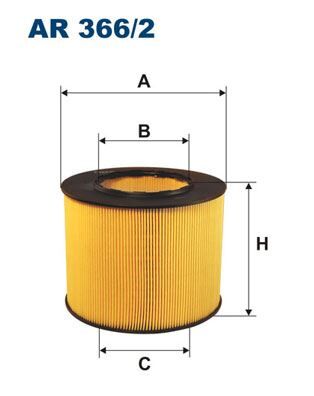 Hava Filtresi Saab 9-5 2.0T-2.3T-2.2 Tid Kombi 97-10 1457433559