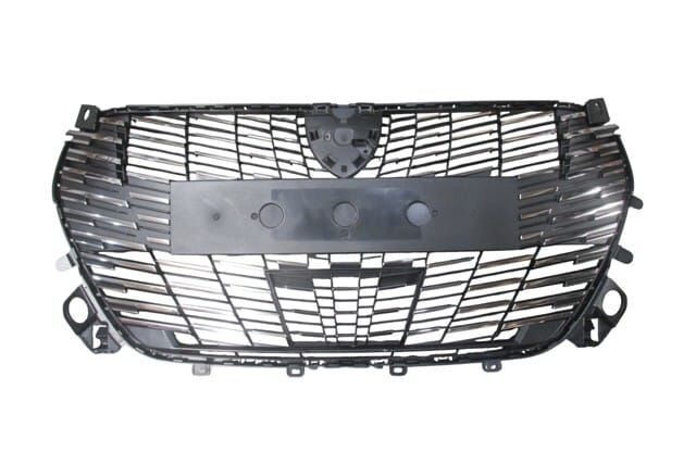 (yeni Ürün!!!)peugeot 208- 24/25; Ön Panjur Siyah/nikelajlı/radar Kapaklı (gt)(tw)