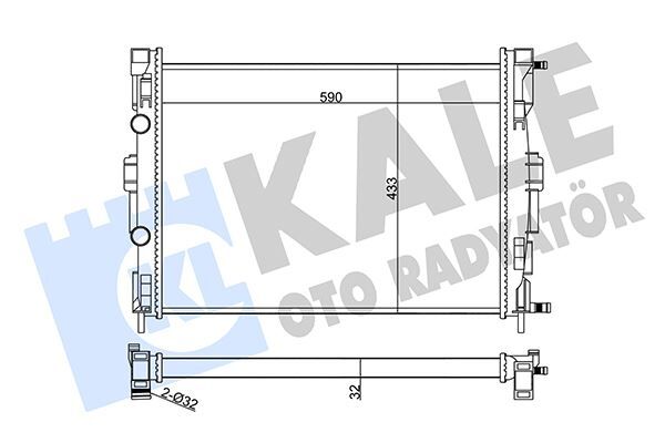 Radyatör Megane Iı-Scenıc Iı 1.4-1.6 16V 02-