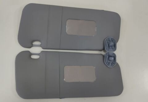 Peugeot 307- 01/05; Güneşlik Gri Sağ/Sol Set 2 Parça