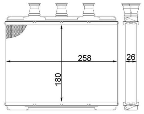 KALORIFER RADYATORU BMW E65 E66