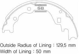 ARKA KAMPANA PABUÇ BALATA KIA BESTA 2.2L R2 92-98 / MAZDA E2200 2.2L R2 RF 91-