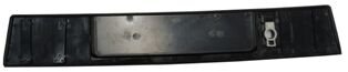 - - Opel Astra- F- Sd- 92/94; Bagaj Kapağı Plakalık Plastiği (Parlak Siyah)(Pako) (Tw)