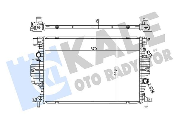 Motor Su Radyatoru Mondeo Iv 14 Galaxy Iıı 18 S-Max 18 2.0 Tdcı 1.5-2.0 Ecoboost