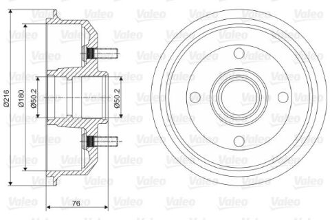 Arka Kampana Escort 90 00 Fıesta Iıı Fıesta Iv 00 12 180 Mm Abs