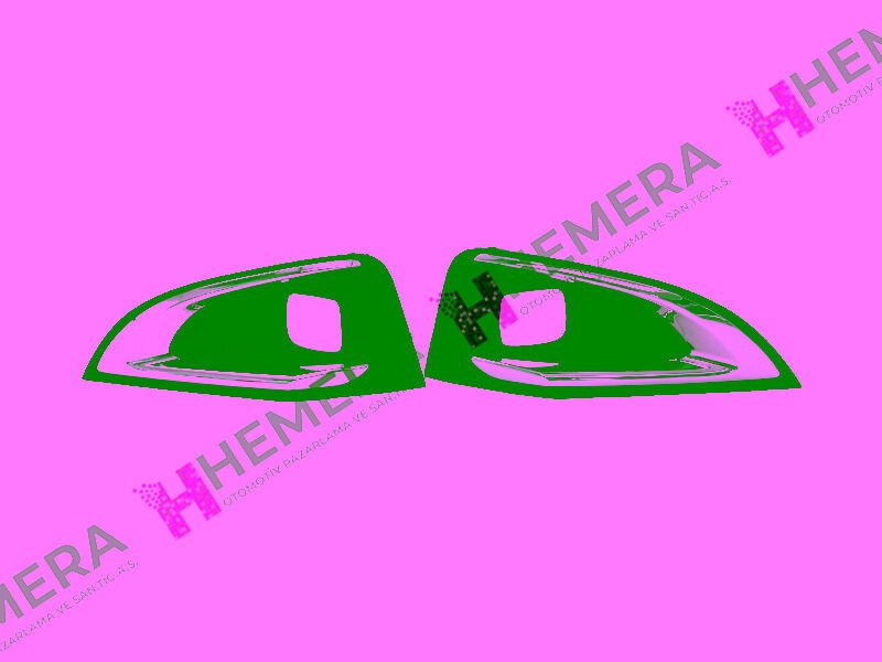 Çerçeve Sis Far Ön Set Sisli Nikelajlı Peugeot 3008 2017