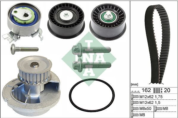 DEVİRDAİMLİ EKSANTRİK GERGİ KİTİ 162x200 ASTRA G 1.4 1.6 16V 98-05 VECTRA C 1.6 CORSA C 1.4 1.6