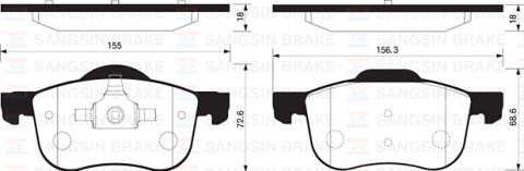 ON FREN BALATASI VOLVO S60 00 S70 97 00 S80 98 V70 97 07 V70 01 07 XC70 00 XC90 02 12 16 JANT