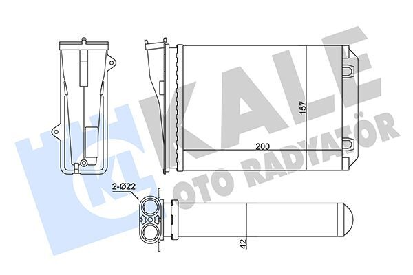 Kalorifer Cıtro N C3 Iıı-Peugeot 2008 I-208 I Kalorifer Al/Mknk 200X157X42