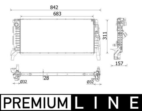 MOTOR SU RADYATORU BMW F48 15 F39 18 20 MINI F57 15 PREMIUM LINE