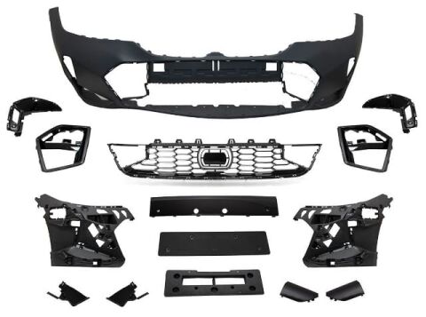 (yeni Ürün!!!)bmw 3 Serı- G20- 23/24; Ön Tampon (ızgaralı/braketli/plaka Plastikli) (15 Parça) (m-tech) - A51115A69619S1