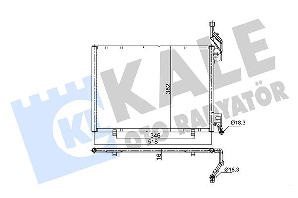 Klıma Radyatoru Kondenser Ford B Max 08 Fıesta 12 17 Courıer 14