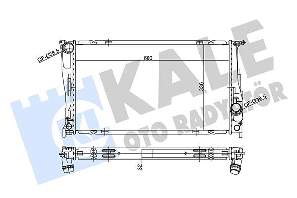 Motor Su Radyatoru Bmw N54 N55 N20 E82 E84 E88 E89 E90 E92 E93